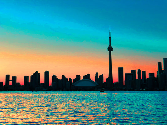 Toronto night skyline